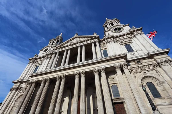 Собор Святого Павла Лондоне Ориентир Лондона — стоковое фото