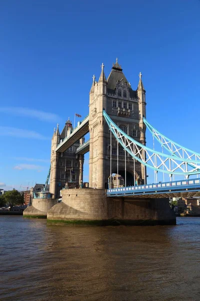 Tower Bridge Hito Londres Reino Unido Monumentos Antiguos Londres — Foto de Stock