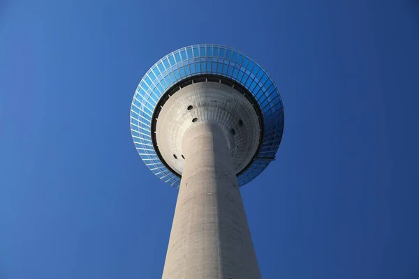 Düsseldorf September 2020 Der Fernsehturm Rheinturm Düsseldorf Düsseldorf Ist Nach — Stockfoto