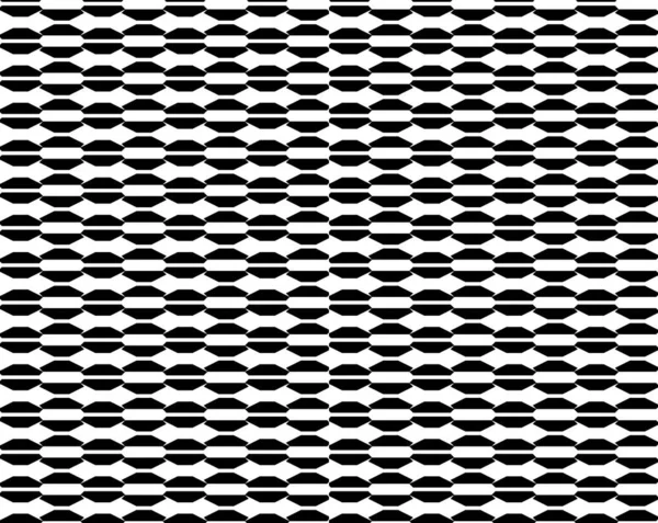 病媒流行的主题 几何经典装饰 无缝线质感 纺织品印花设计 黑人和白人 — 图库矢量图片