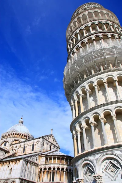 Pisa Anıtları Talya Toskana Nın Eski Kasabası Pisa Katedrali Eğik — Stok fotoğraf