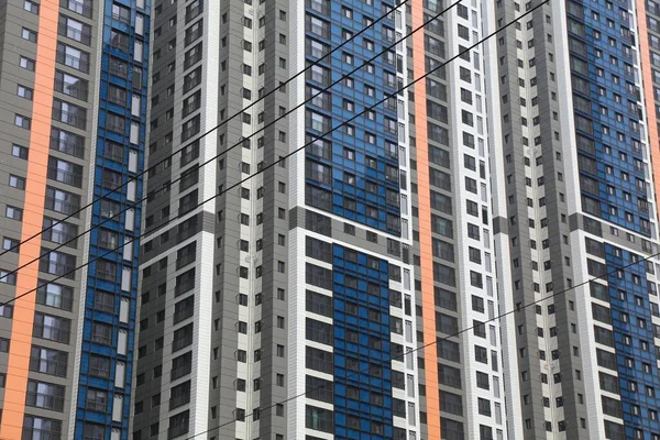 釜山の東江区にある高密度住宅建築 大きなアパートの建物 — ストック写真