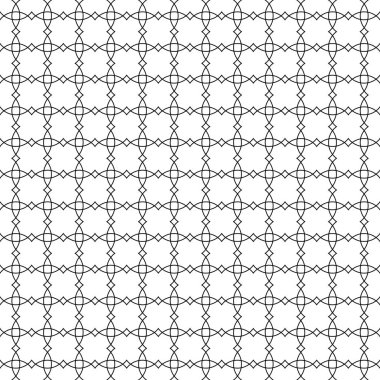 Geometrik klasik çizgi sanat modeli. Geometrik çapraz çizgiler pürüzsüz vektör dokusu.