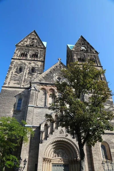Krefeld Stad Tyskland Sankt Josefs Katolska Kyrka Josef Stadtmitte — Stockfoto