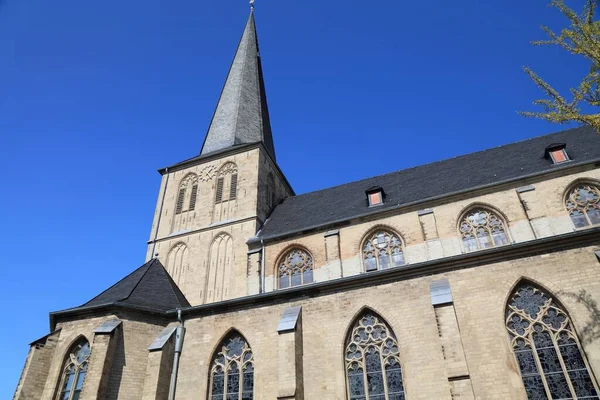 Moenchengladbach Πόλη Στη Γερμανία Citykirche Alter Markt Ρωμαιοκαθολική Εκκλησία Της — Φωτογραφία Αρχείου