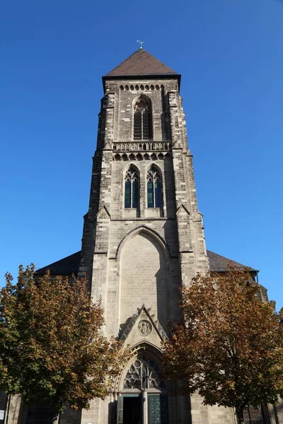 Oberhausen Almanya Nın Kalbi Katolik Kilisesi Almanca Herz Jesu Kirche — Stok fotoğraf