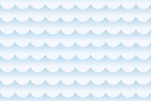 水波模式 海浪无缝矢量纹理 海浪时尚杂志 — 图库矢量图片