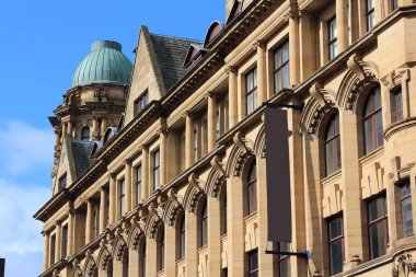 İngiliz mimarisi - Manchester, İngiltere 'deki eski bina.
