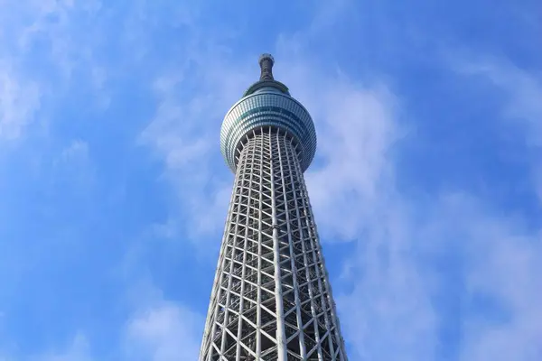 Japan 東京スカイツリータワー 日本近代的なランドマーク テレビ塔は高さ634メートル — ストック写真
