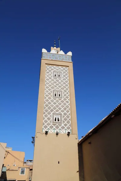 Minaret Toren Taroudant Stad Marokko — Stockfoto