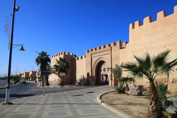 Stadsmuren Poort Taroudant Stad Marokko — Stockfoto