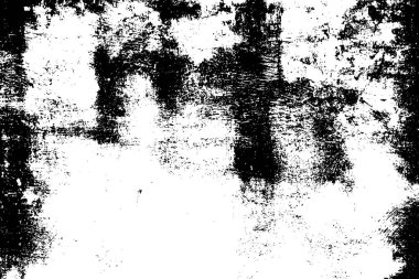 Sert siyah ve beyaz vektör gürültüsü örtüşüyor. Sıkıntılı grunge örtüsü.