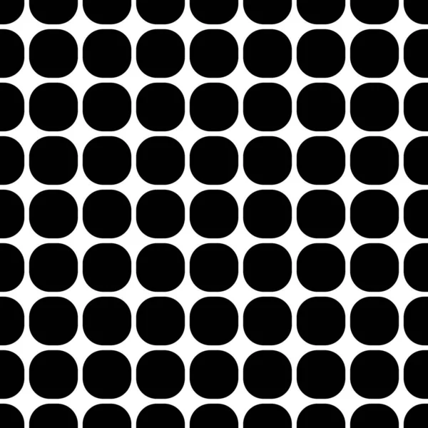Чорно Білий Монохромний Геометричний Візерунок Геометрична Текстура 1970 Років Безшовний — стоковий вектор