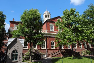 Harvard Üniversitesi. Harvard Üniversitesi kampüs mimarisi. Cambridge, Massachusetts (ABD).