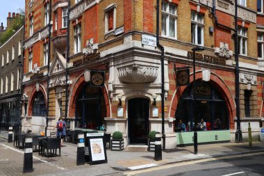 13 Temmuz 2019 'da Londra' da Pizza Express restoranı. Pizza Express bir İngiliz restoran zinciri..