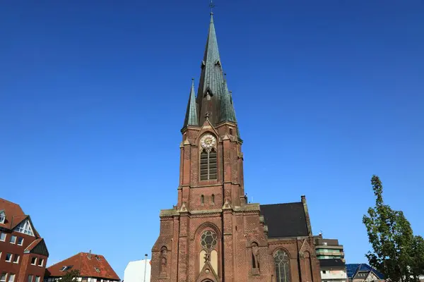 Herne Kasabası Almanya Kreuzkirche Protestan Kilisesi — Stok fotoğraf