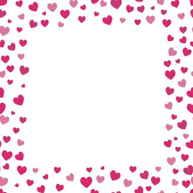 Kalp şekli sınırı. Kare şeklindeki içerik tasarımı, Sevgililer Günü anlaşmaları hakkında sosyal medya paylaşımı için mükemmeldir ya da sunar.