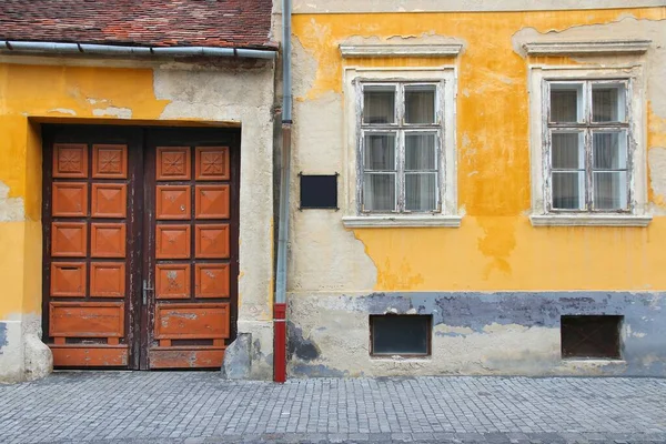 Koszeg, Macaristan. Old Town görünümü Vas County.