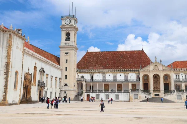 Coimbra Portugal May 2018 People Visit Coimbra University Portugal University — Stock Photo, Image