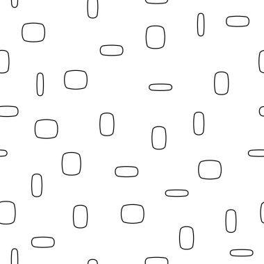 Damla hatları pürüzsüz. Tekrarlanabilir basit soyut moda tasarımı dokusu. Gömlek ya da elbise için modaya uygun retro kumaş. Siyah ve beyaz.