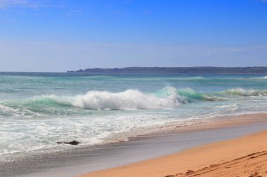 Kenting Beach Tayvan. Manzara Kenting Milli Parkı.
