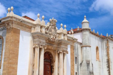 Portekiz 'de Coimbra Üniversitesi. UNESCO Dünya Mirası Alanı.