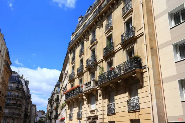 Παρίσι Latin Quarter Αροντισεμάν Θέα Στο Δρόμο Της Συνοικίας Victor — Φωτογραφία Αρχείου