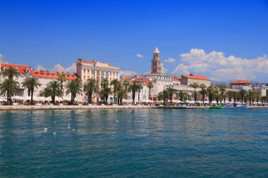 Ayrılalım. Hırvatistan 'ın Eski Kasabası. UNESCO Dünya Mirası Tarihi Alanı.