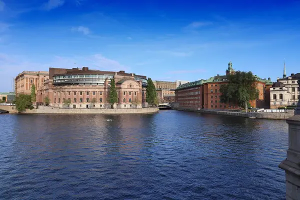 stock image Parliament of Sweden building. Riksdag in Stockholm.