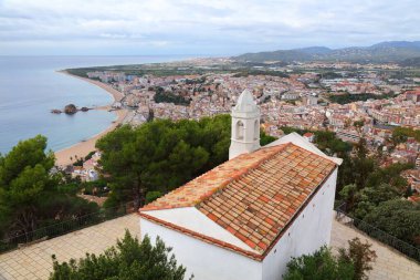 Blanes, İspanya 'da bir tatil köyünde. Katalonya Bölgesi, İspanya.