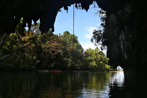 stock image Puerto Princesa subterranean river natural wonder. Philippines nature.