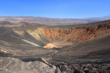 Ölüm Vadisi Milli Parkı, ABD Ubehebe krater çöl manzarası.