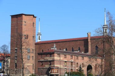 Chorzow, Polonya 'daki St. Anthony Kilisesi (Kosciol Swietego Antoniego).