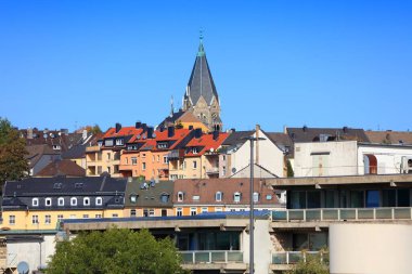 Wuppertal city in Germany. Cityscape of Elberfeld district, Wuppertal. clipart