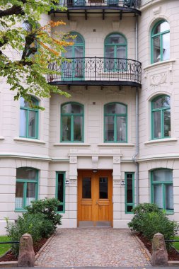 Göteborg şehir mimarisi, İsveç. Heden bölgesindeki eski apartman..