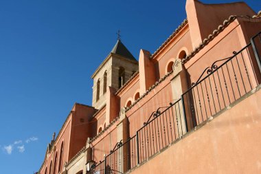 Alicante city landmark in Spain. Ermita de San Roque - old Church of Saint Roch. clipart