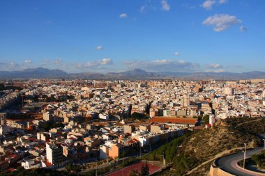 Alicante 'nin Campoamor ve Garbinet bölgeleri, Comunidad Valenciana, İspanya.