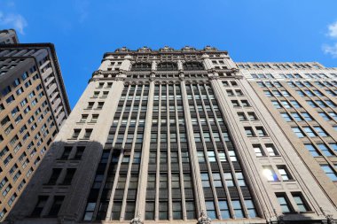 Madison Bulvarı mimarisi - New York 'un NoMad mahallesindeki Emmet Binası. NY Simgelerini Koruma Komisyonu (LPC).