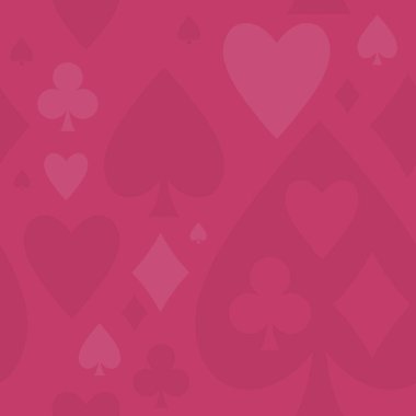 Kumarhane içeriği. Sosyal medya duyurusu için ince bir zemin. Kusursuz vektör dizaynı. Kırmızı pembemsi.