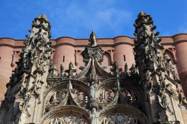 Albi, France. Albi Cathedral Basilica of Saint Cecilia. UNESCO World Heritage Site. clipart