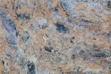 Mermer desen arka planı. Mavi turuncu brreccia mermeri ya da serpentinit taş yüzey arkaplanı.
