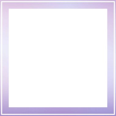 Sosyal medya içeriği veya duyurusu için boş boş modern çerçeve. Kare tasarımı boş iş tarzı sınır mavi mor pembe.