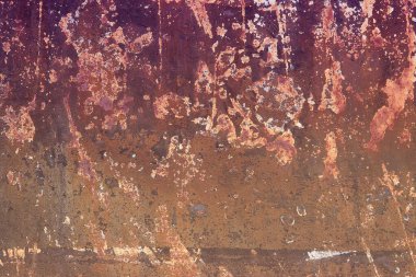 Paslı metal arka plan. Paslı çelik kalay soyut desen.