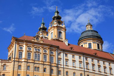 Avusturya 'daki Melk Abbey. Barok Benedikt Manastırı. Almanca Stift Melk.