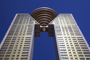 BENIDORM, İspanya - 9 Nisan 2025: Benidorm 'daki Intempo Apartmanı, İspanya' daki Valensiya Topluluğu.