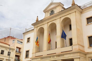 Hükümet Binası Alt Heyeti (Subdelegacion del Gobierno). Valensiyalı cemaatin Alicante şehri (Comunidad Valenciana), İspanya.