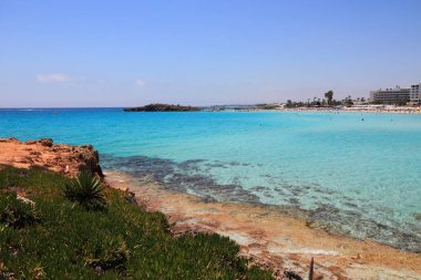 Nissi Plajı - Akdeniz Ayia Napa, Kıbrıs Rum Kesimi.