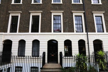 Newington 'daki Trinity Kilisesi Meydanı, Southwark Londra İlçesi, İngiltere.