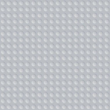 Oyuncak, inşaat plakası geçmişini engelliyor. Plastik oyuncak inşaat tuğlası yüzeyi. Kusursuz vektör arkaplanı.