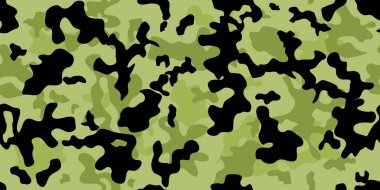 Kamuflaj deseni. Askeri kamuflaj moda deseni. Orman yeşili kamuflaj grafik tasarımı.